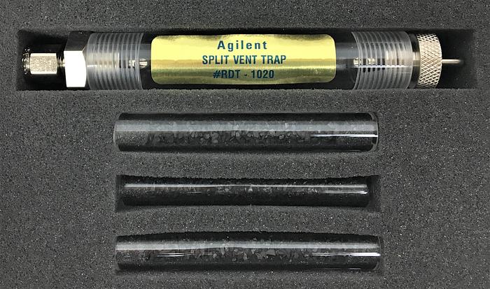 New Open Box Agilent RDT-1020 Split Vent Trap with 3 Replacement Cartridges