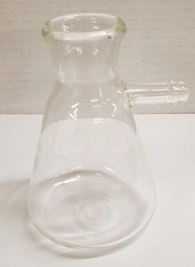 Used Corning PYREX 5360-125 Filtration Flask with Sidearm Tubulation - 125mL