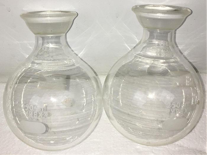 Used Corning PYREX Modified 4320-250 Receiving Flask - 250mL