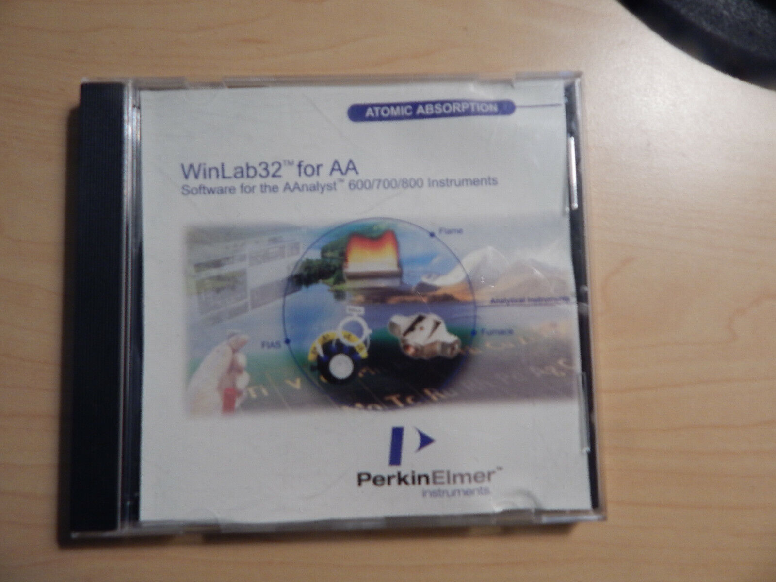 Atomic Absorption WinLab32 software CD case